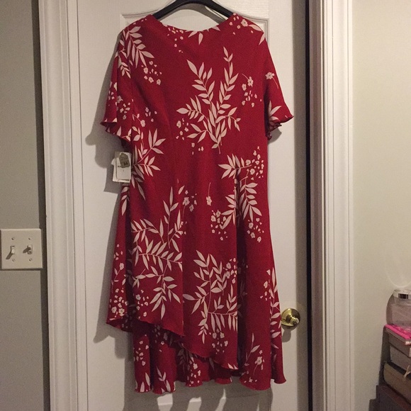 Brand New!! Red&white floral dress. 2 r available. - Picture 5 of 8